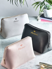 Personalised Large Heart Boutique Make-Up Bag - Image 1 of 4