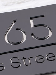 Loveabode Silver Personalised House Sign - Image 2 of 4