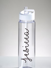 Loveabode Clear Personalised Water Bottle - Image 2 of 4