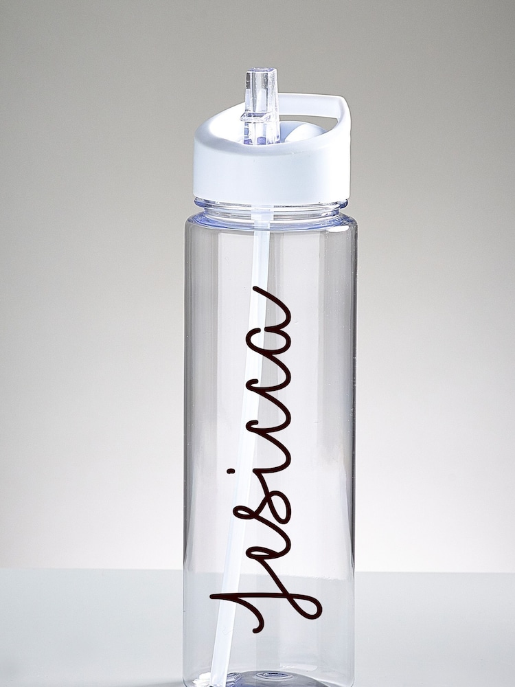 Loveabode Clear Personalised Water Bottle - Image 2 of 4