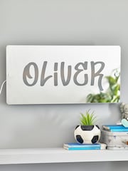 Loveabode Personalised Name Light Up Black Mirror Sign - Image 3 of 4