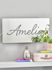 Loveabode Personalised Name Light Up Black Mirror Sign - Image 4 of 4