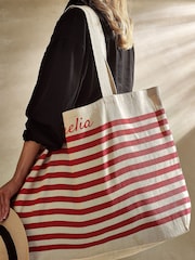 Personalised Extra Large Jute Beach Bag - Image 3 of 5