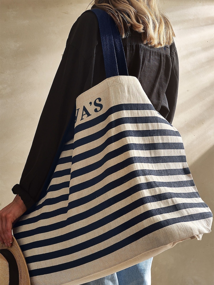 Personalised Extra Large Jute Beach Bag - Image 5 of 5