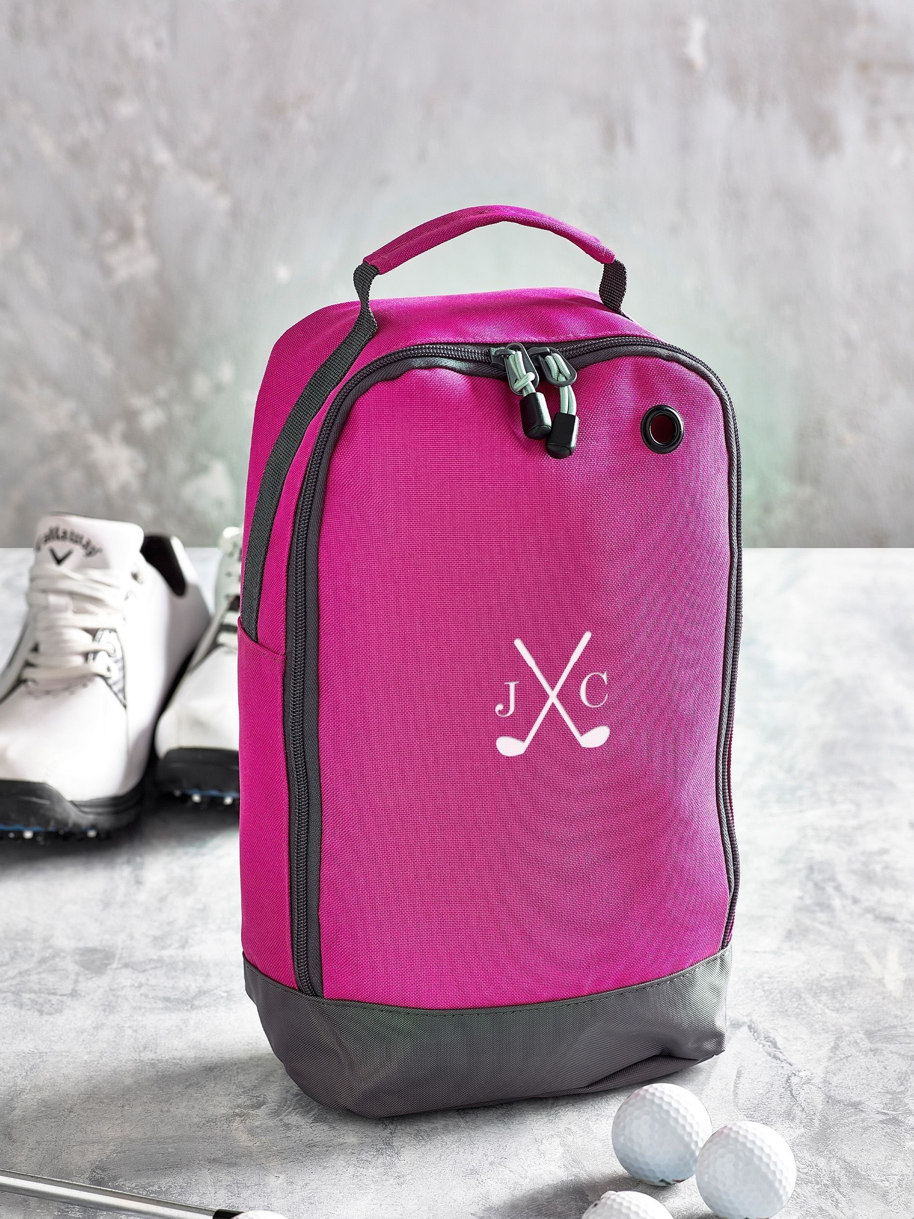 Buy Loveabode Personalised Golf Black Shoes Bag from the Next UK online shop