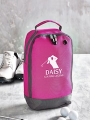 Personalised Female Silhoutte Golf  Shoes Bag - Image 2 of 5