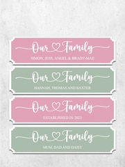 Personalised Our Family Sign by Loveabode - Image 3 of 4