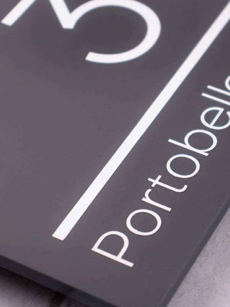 Loveabode Grey Personalised Acrylic House Sign - Image 3 of 3