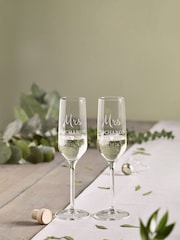 Personalised Champagne Glasses by Loveabode - Image 3 of 3