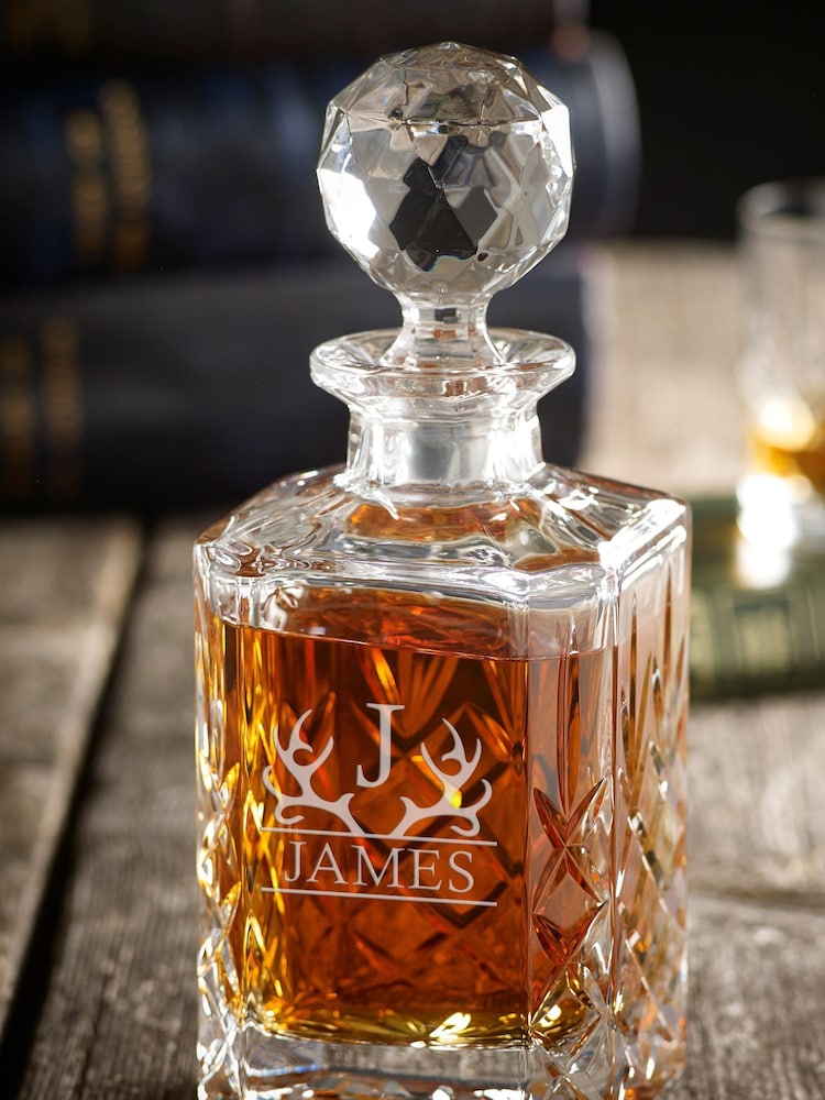 Loveabode Natural Personalised Stag Crystal Decanter - Image 3 of 3