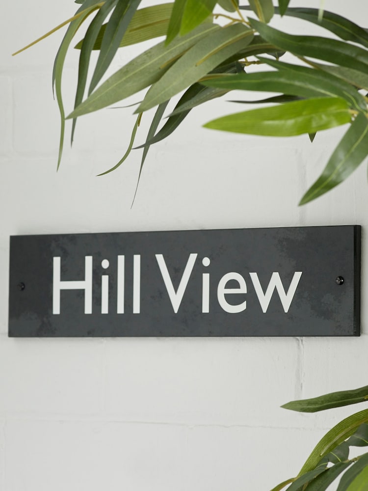 Loveabode Grey Personalised Engraved Slate House Sign - Image 1 of 2