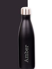 Loveabode Personalised Black Water Bottle - Image 2 of 5