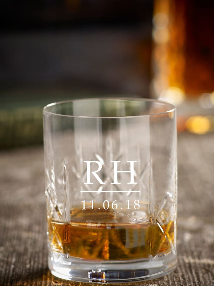 Personalised Crystalite Panel Whiskey Tumbler by Loveabode - Image 4 of 4