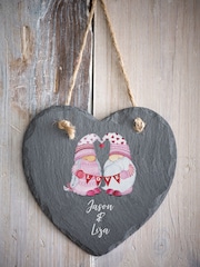 Grey Personalised Heart Gonk Love Sign by Loveabode - Image 1 of 4