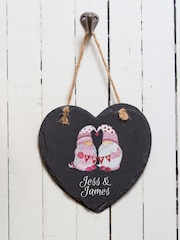 Grey Personalised Heart Gonk Love Sign by Loveabode - Image 2 of 4