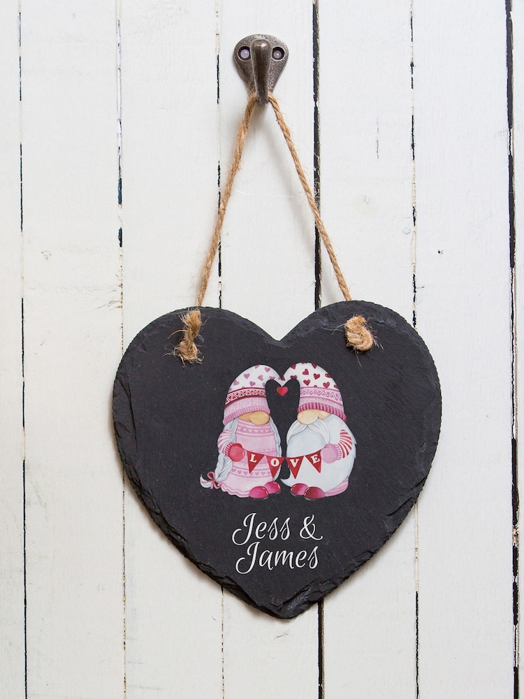 Grey Personalised Heart Gonk Love Sign by Loveabode - Image 2 of 4