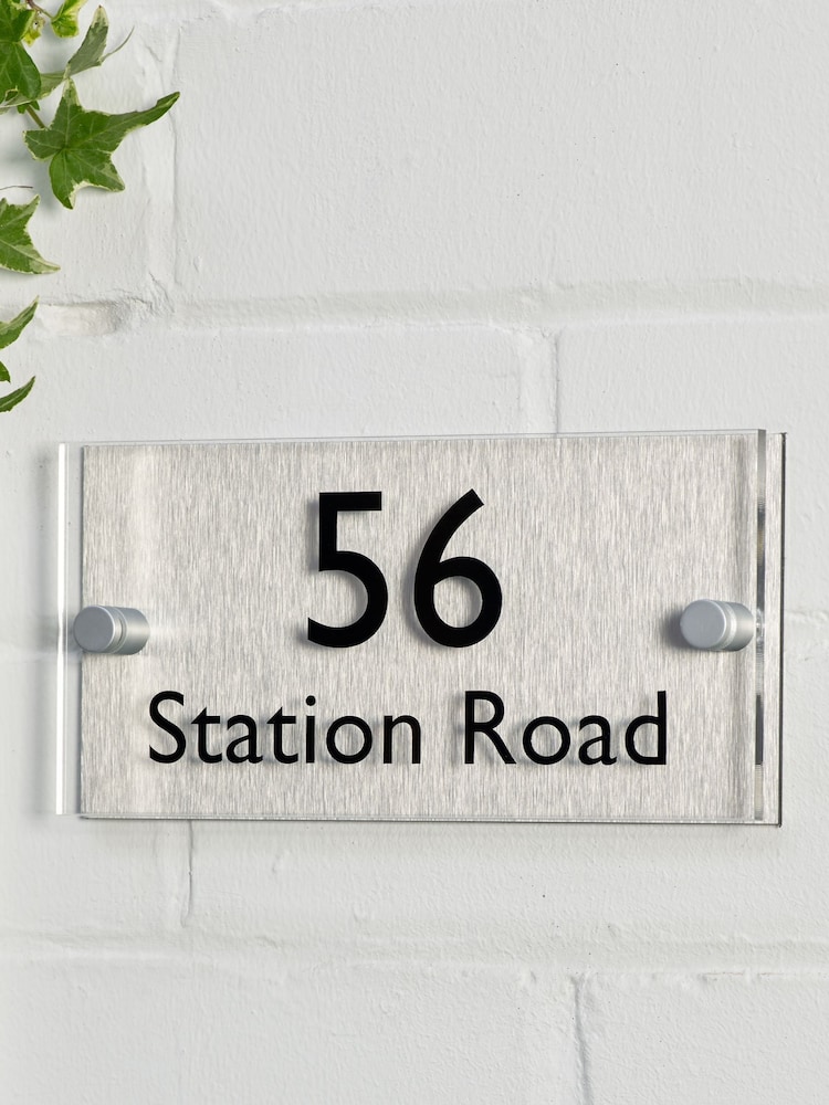 Loveabode Natural Personalised House Name Sign - Image 1 of 4