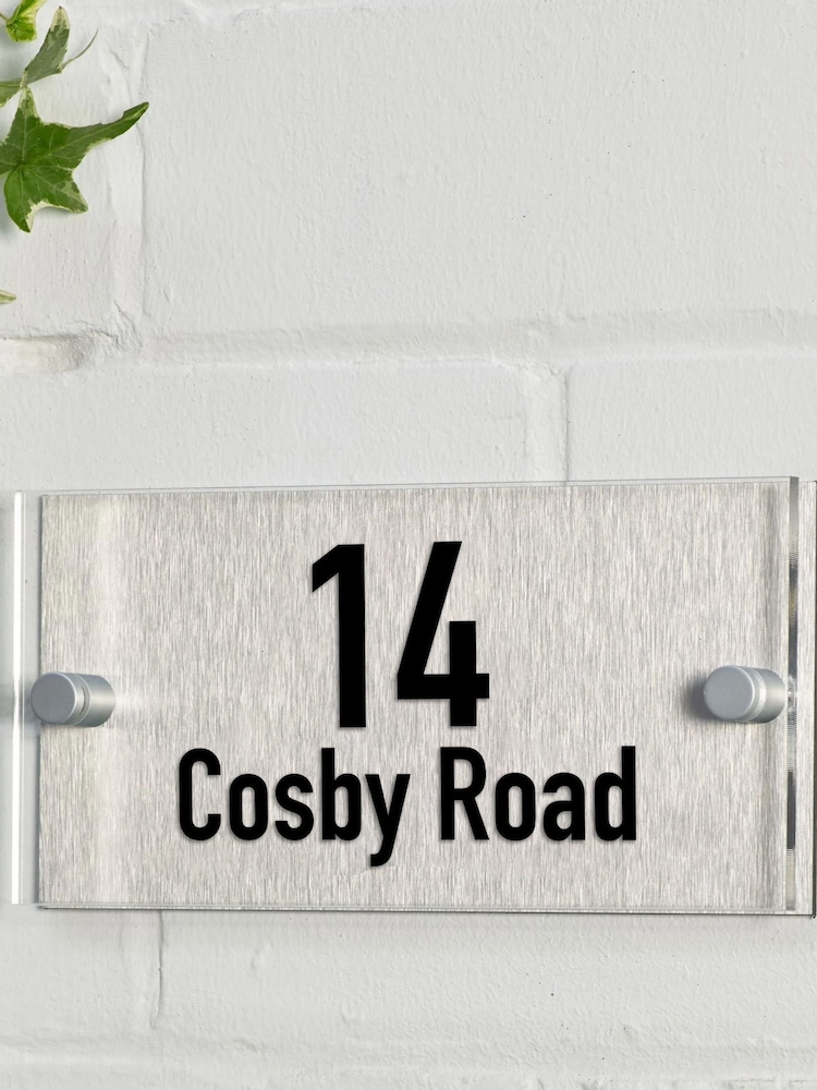 Loveabode Natural Personalised House Name Sign - Image 2 of 4