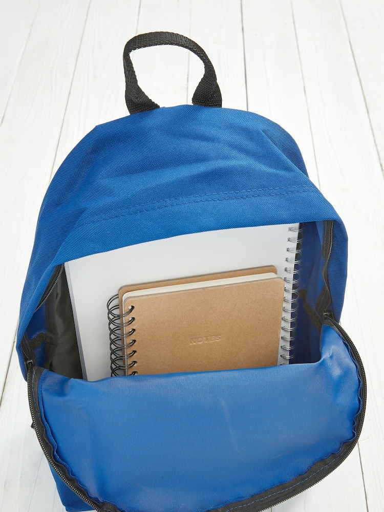Loveabode Blue Personalised Rocket Backpack - Image 3 of 4