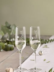 Personalised Single Champagne Glass by Loveabode - Image 4 of 4