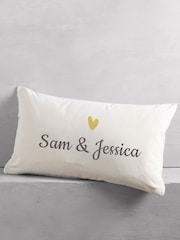 Personalised Heart Couple Cushion - Image 4 of 4