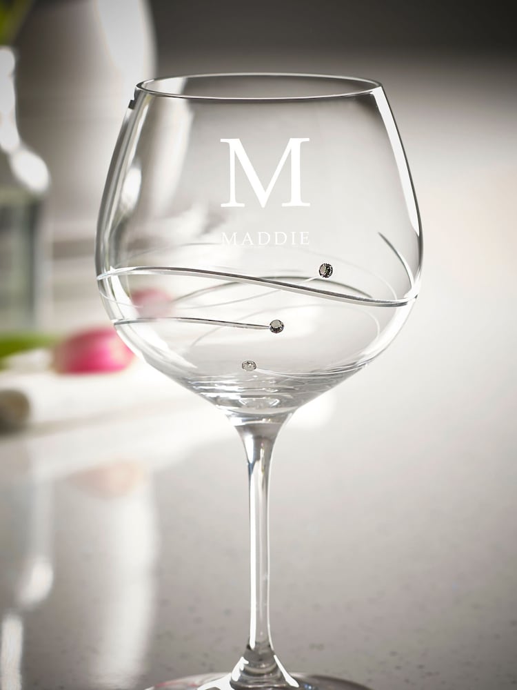 Personalised Diamanté Look Gin Glass by Loveabode - Image 2 of 3 Personalised Diamanté Look Gin Glass by Loveabode - Image 2 of 3