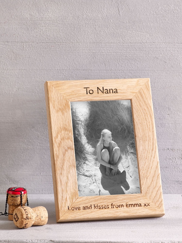 Loveabode Personalised Oak Frame - Image 1 of 4