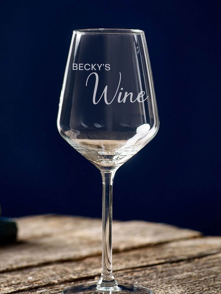 Personalised Named Wine Glass by Loveabode - Image 2 of 4