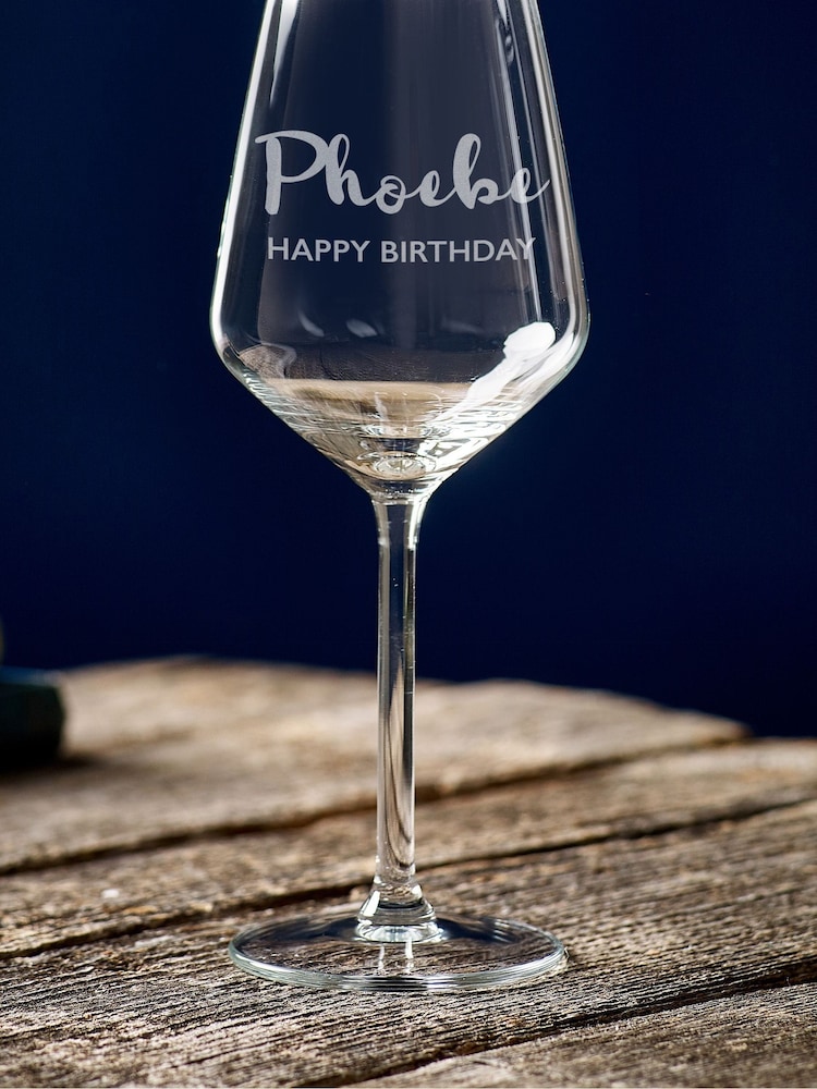 Personalised Birthday Wine Glass by Loveabode - Image 2 of 2