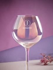 Loveabode Natural Personalised Iridescent Gin Glass - Image 2 of 4