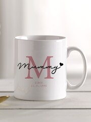 Loveabode Personalised Est Mummy Mug & Coaster Set - Image 1 of 4