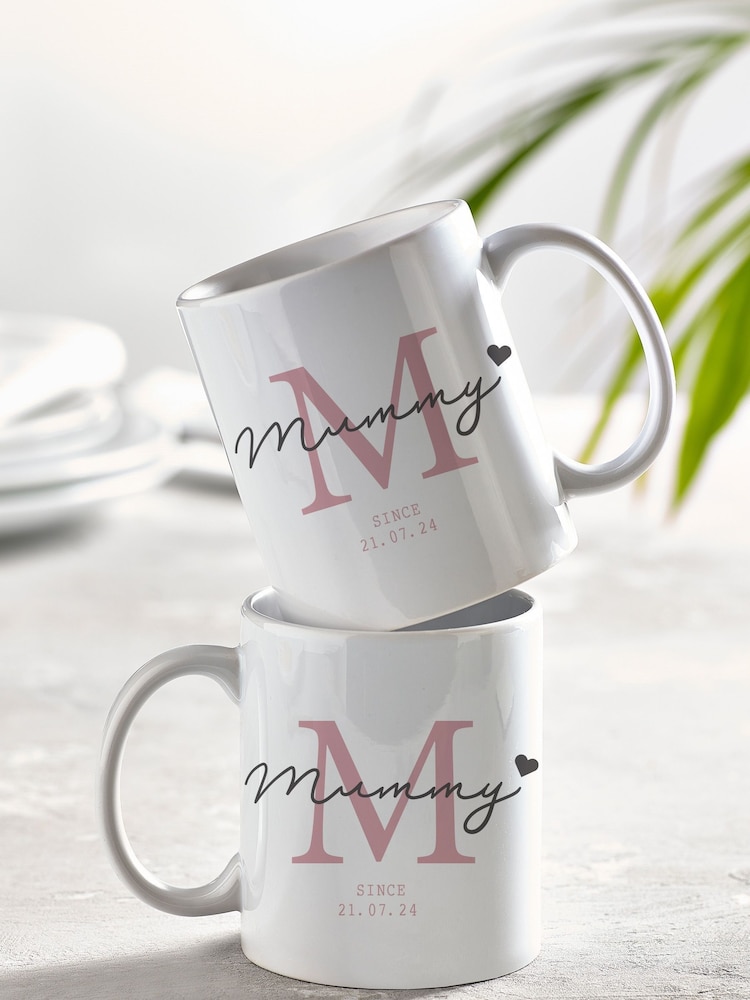Loveabode Personalised Est Mummy Mug & Coaster Set - Image 4 of 4