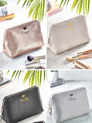 Personalised Large Heart Boutique Make-Up Bag - Image 3 of 5