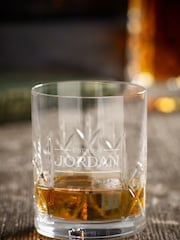 Personalised Est. & Name Crystalite Glass by Loveabode - Image 1 of 4