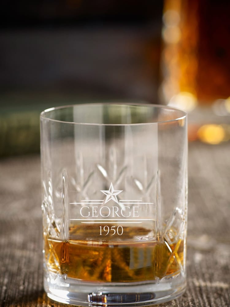 Personalised Name & Date Crystalite Glass by Loveabode - Image 2 of 4