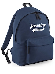 Loveabode Blue Personalised Established Backpack - Image 3 of 4