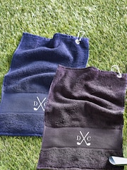 Loveabode Natural Personalised 100% Cotton Golf Towel - Image 1 of 5