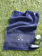 Loveabode Natural Personalised 100% Cotton Golf Towel - Image 2 of 5