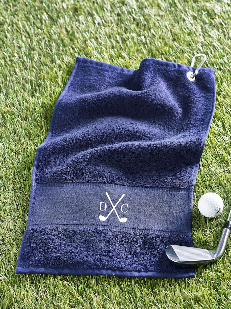 Loveabode Natural Personalised 100% Cotton Golf Towel - Image 2 of 5