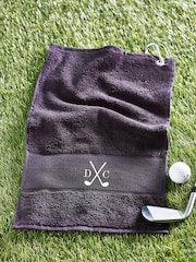 Loveabode Natural Personalised 100% Cotton Golf Towel - Image 3 of 5