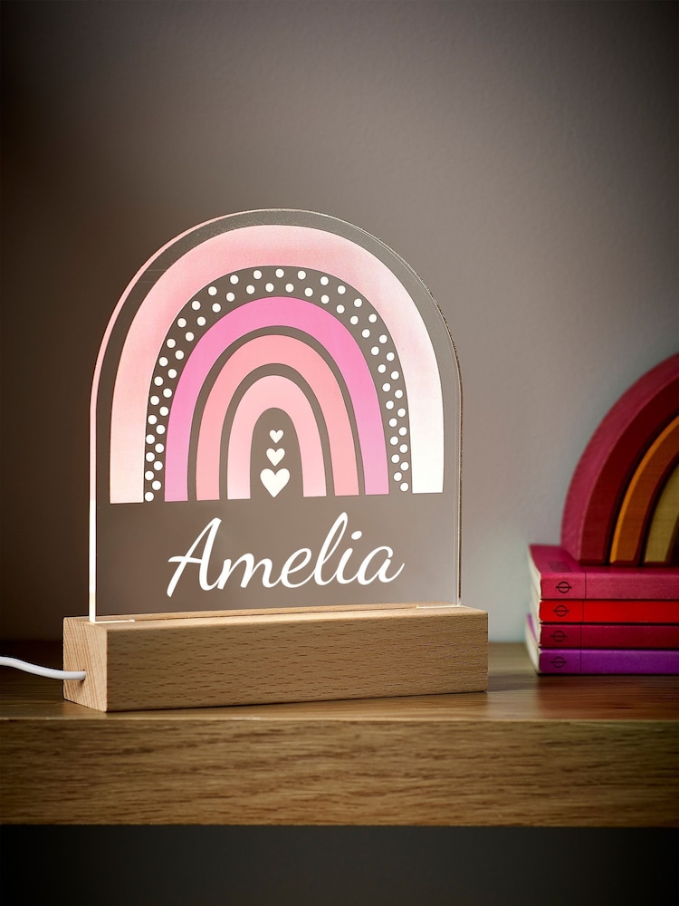 Loveabode Natural Personalised LED Rainbow Light - Image 1 of 4