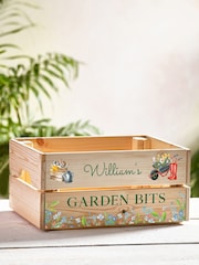Loveabode Natural Personalised Garden Crate Box - Image 2 of 2