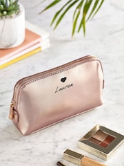 Personalised Heart & Name Small Make-Up Bag - Image 4 of 5