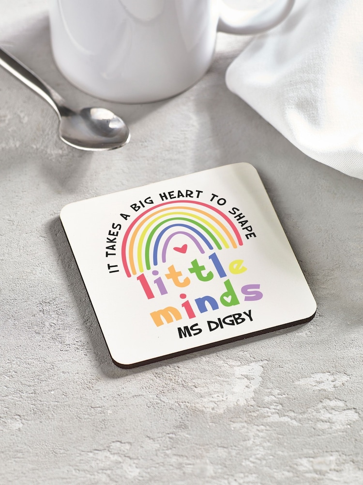 Loveabode Personalised Teachers White Gift Coaster - Image 2 of 4