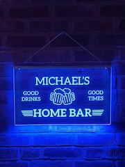 Personalised LED Man Cave Bar Sign by Loveabode - Image 1 of 5