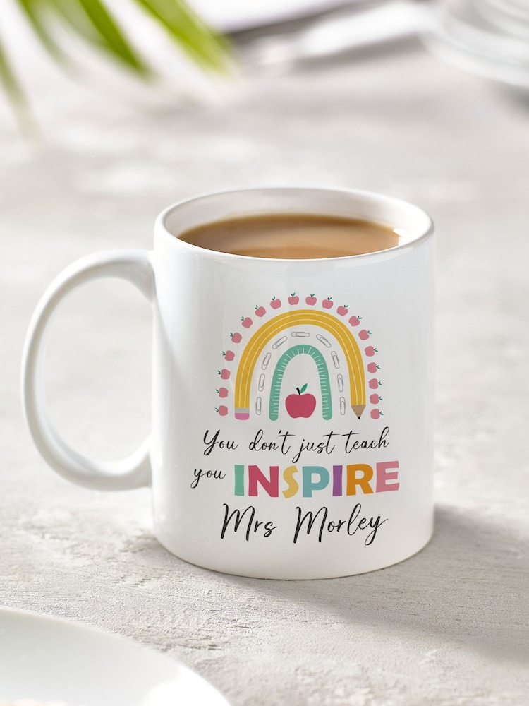Personalised Teachers Inspire Mug & Coaster Set by Loveabode - Image 2 of 7