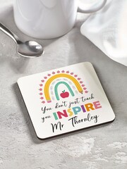 Personalised Teachers Inspire Mug & Coaster Set by Loveabode - Image 5 of 7