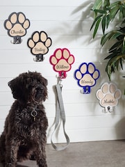 Loveabode Natural Personalised Dog Lead Hanger - Image 1 of 5