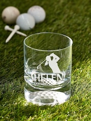Personalised Golf Glass (Silhouette) Design by Loveabode - Image 3 of 4