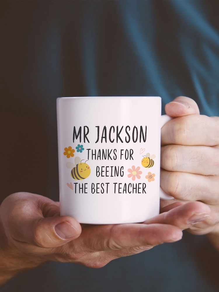 Loveabode Personalised Teacher Bee Mug - Image 2 of 3